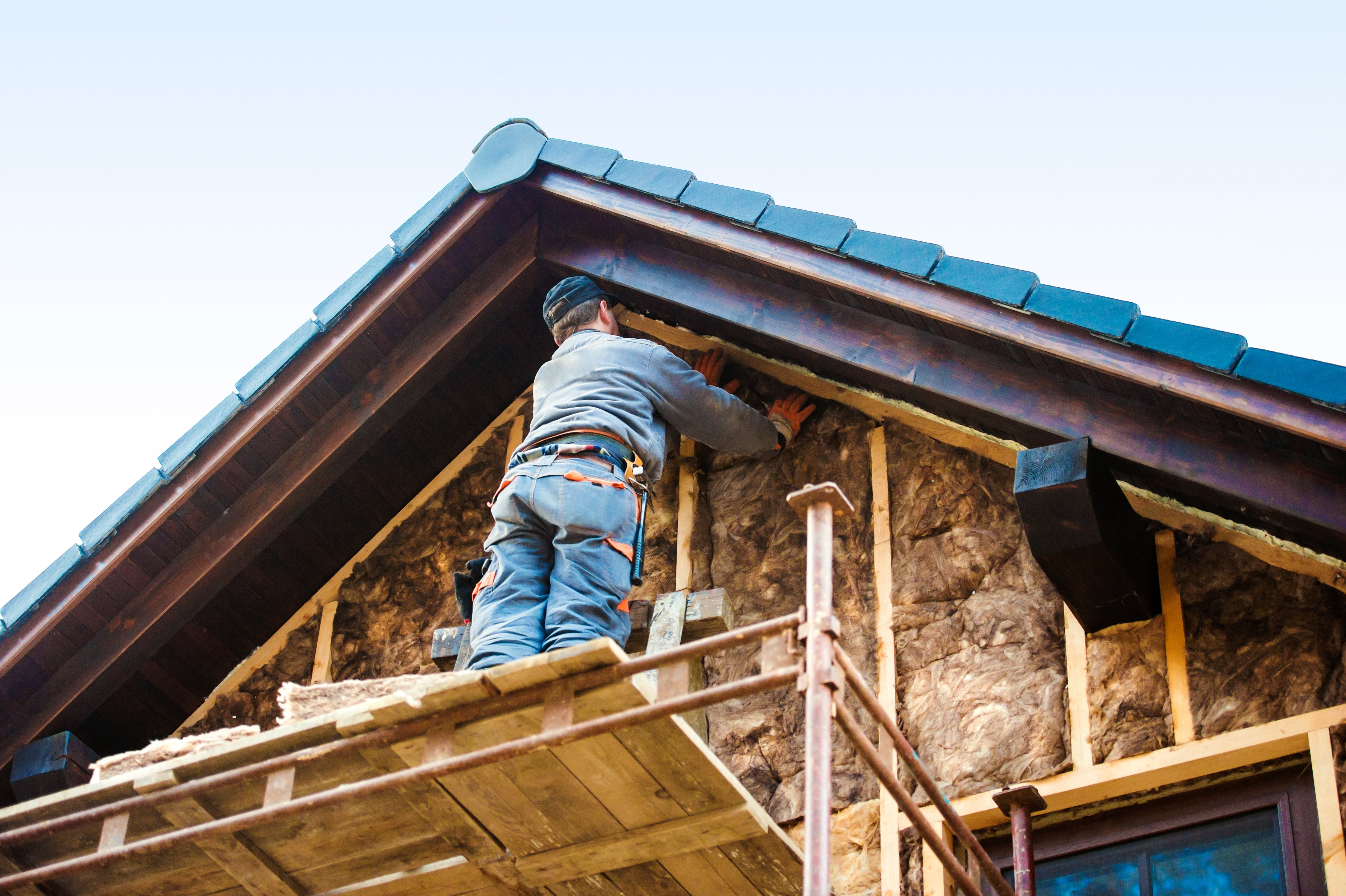 soffit roof fiberglass insulation